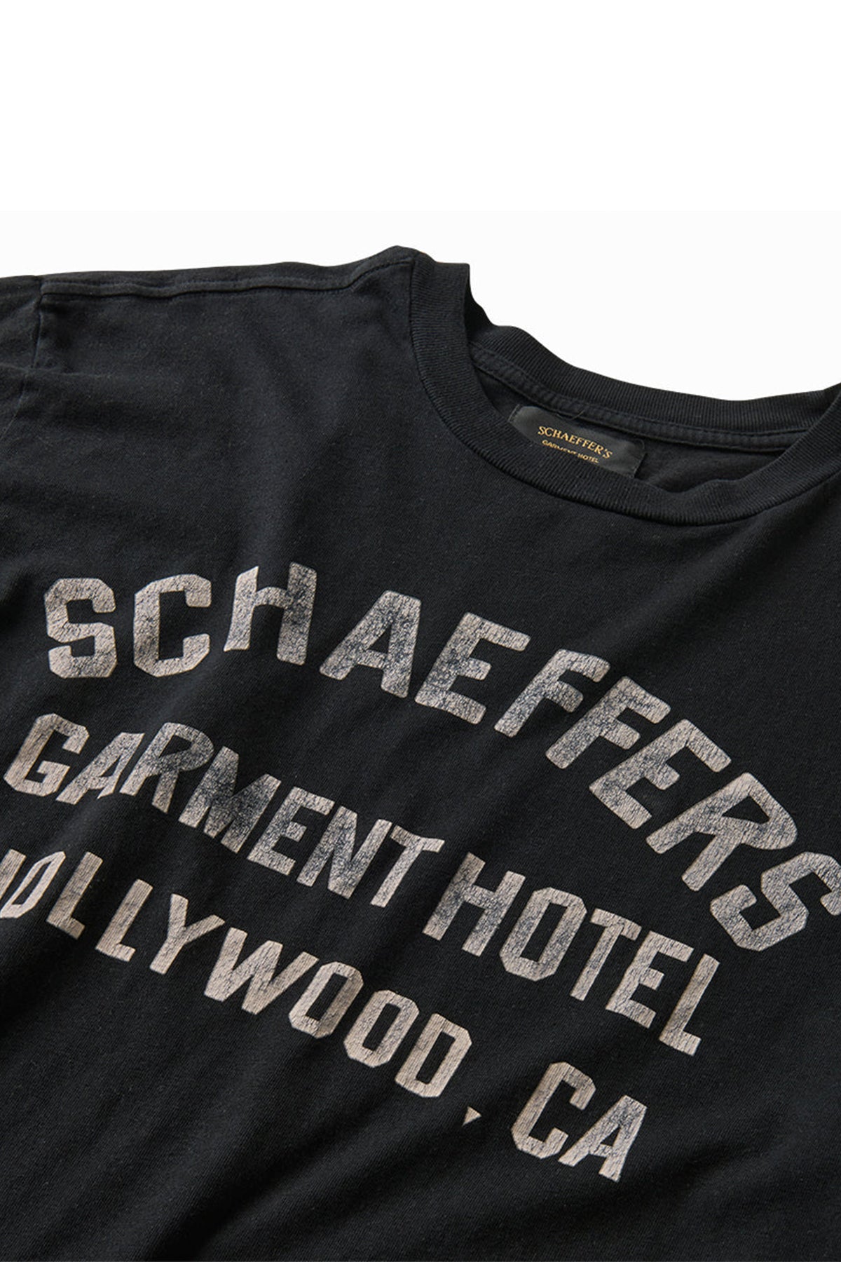 SCHAEFFER'S GARMENT HOTEL | BLACK CYCLE VARSITY RAW TEE