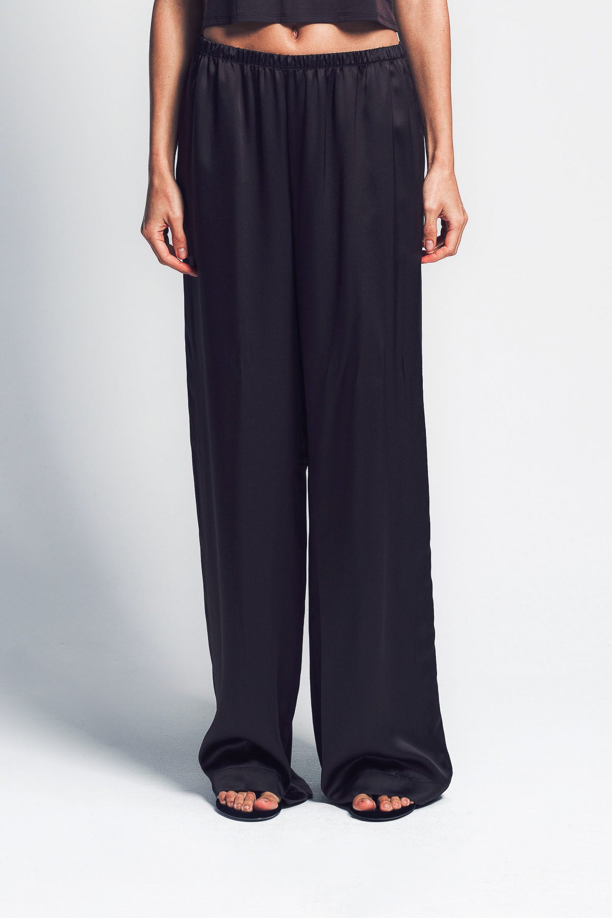 SABLYN | LEXI LOWER RISE RELAXED SILK PANTS