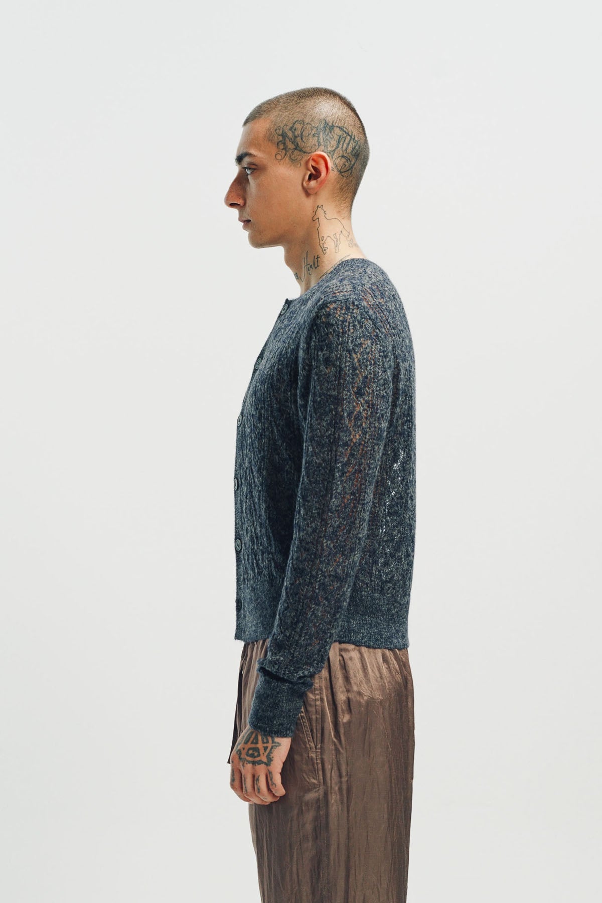 DRIES VAN NOTEN オープンニットセーター ローゲージニット DRIES VAN NOTEN | OPEN KNIT CARDIGAN