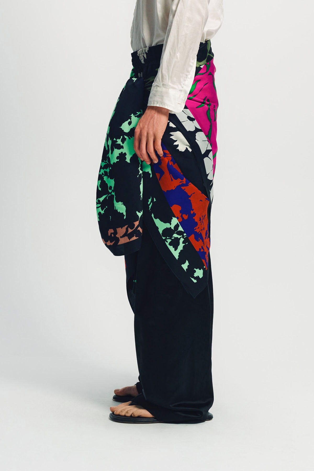 DRIES VAN NOTEN | FLORAL SCARF