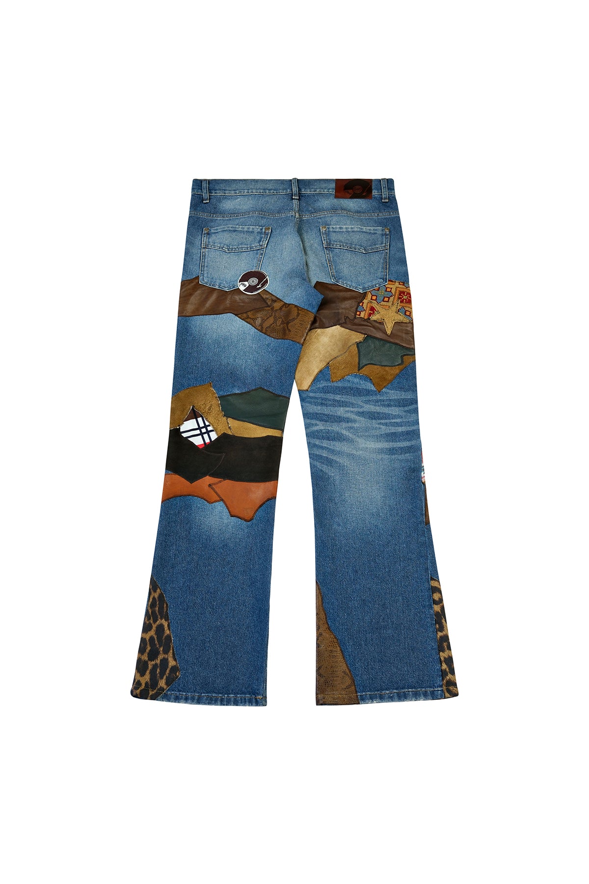 HOLLYWOOD FOREVER RECORDS | LENNON PATCHWORK DENIM JEANS