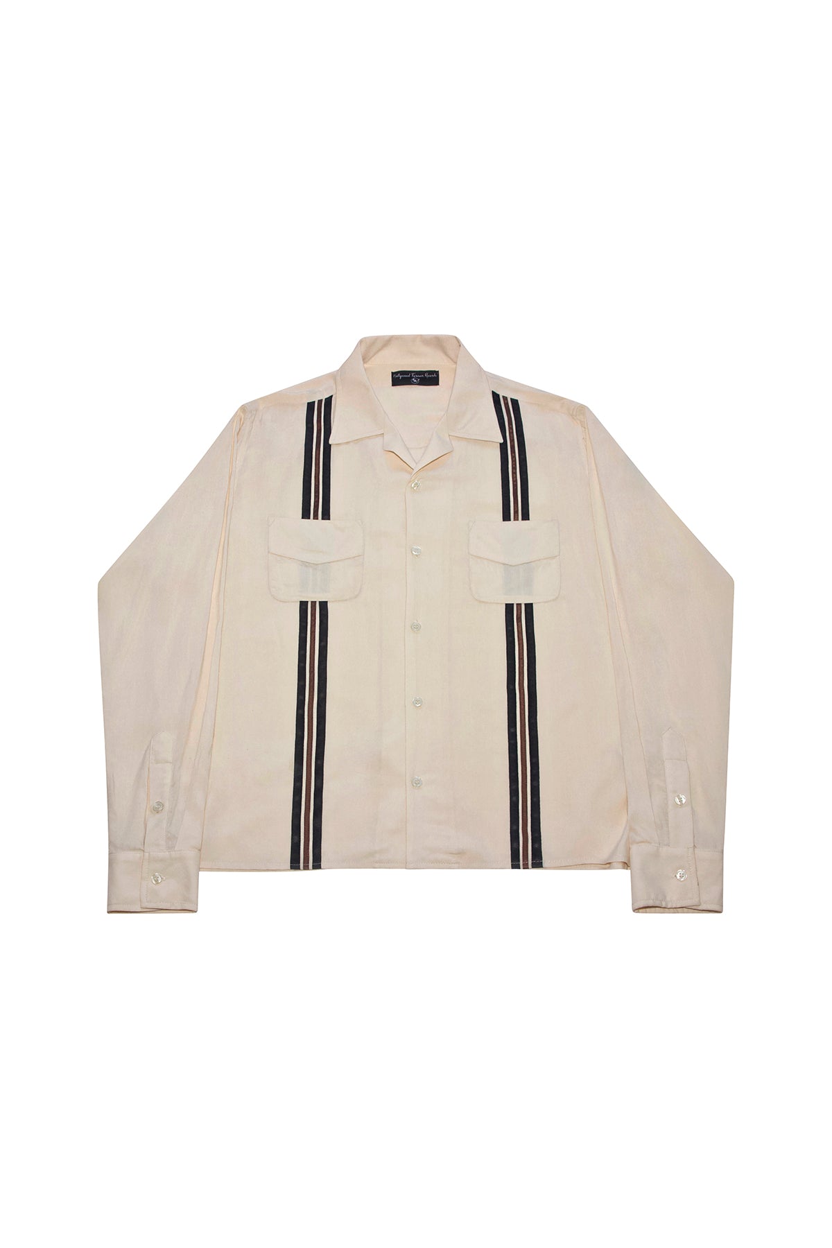 HOLLYWOOD FOREVER RECORDS | MONACO CAMP COLLAR LONG SLEEVE SHIRT
