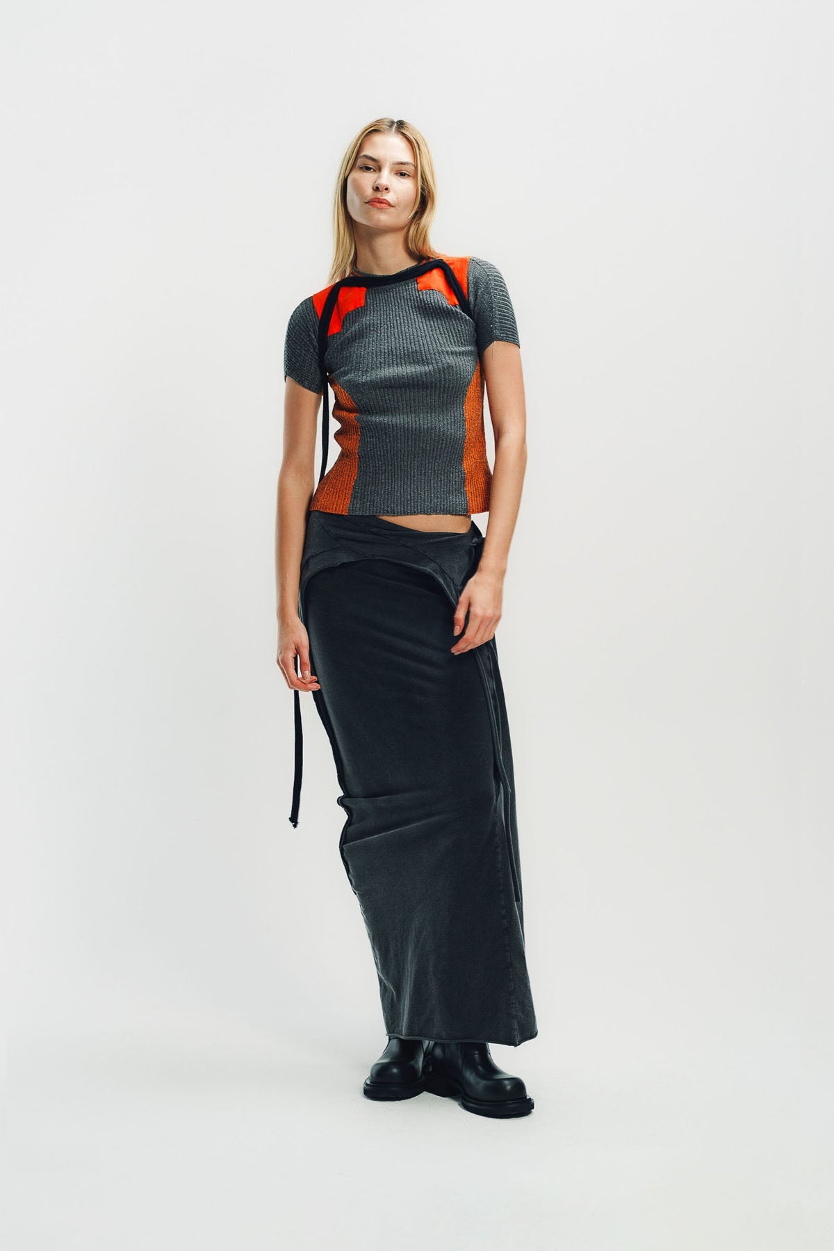 OTTOLINGER | SLIT MAXI SKIRT