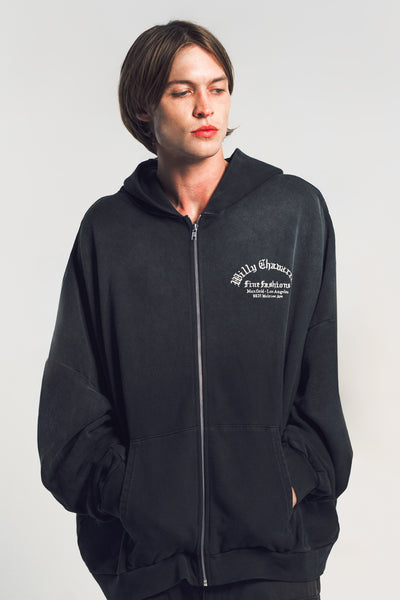 WILLY CHAVARRIA | MAXFIELD FINE FASHIONS HOOLIGAN ZIP-UP HOODIE