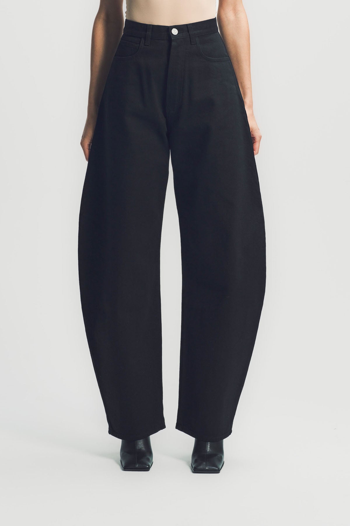 ALAÏA | ROUND DENIM PANTS