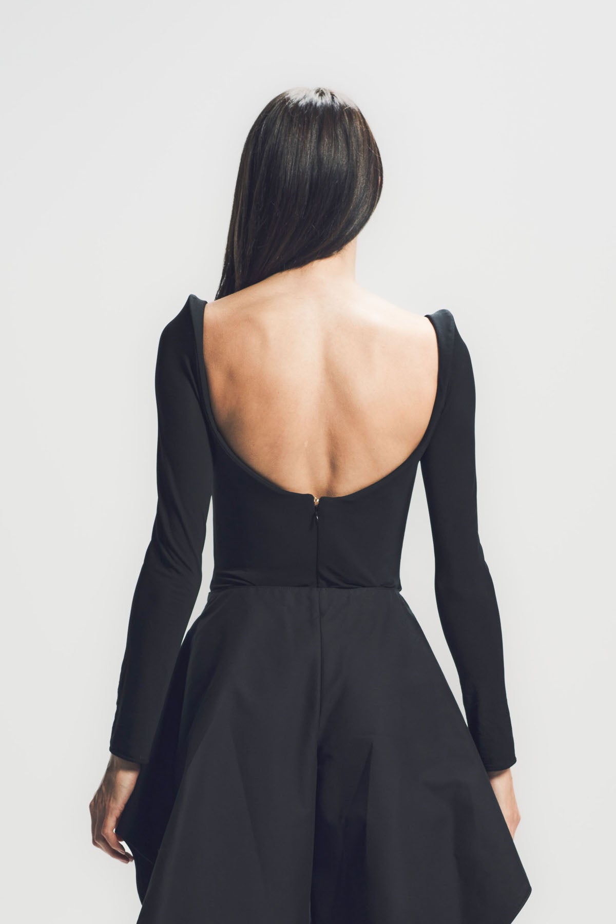 ALAÏA | CURVED SOFT JERSEY BODYSUIT