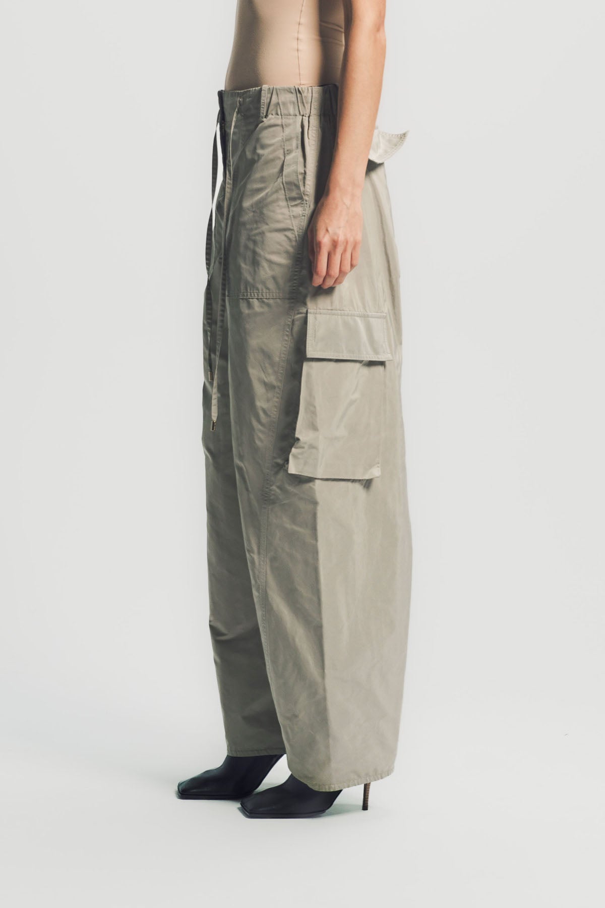 ALAÏA | SILK RADZIMIR CARGO PANTS