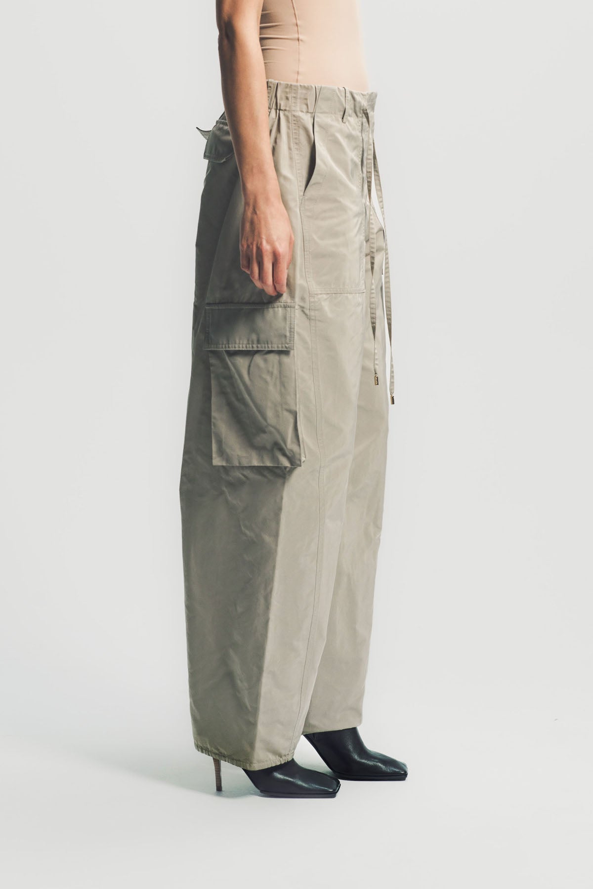 ALAÏA | SILK RADZIMIR CARGO PANTS