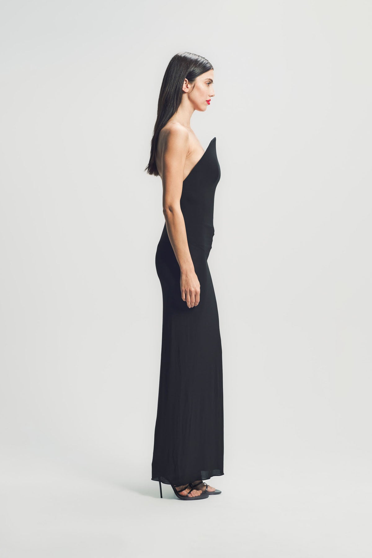 ALAA | SCULPTURE JERSEY DRESS