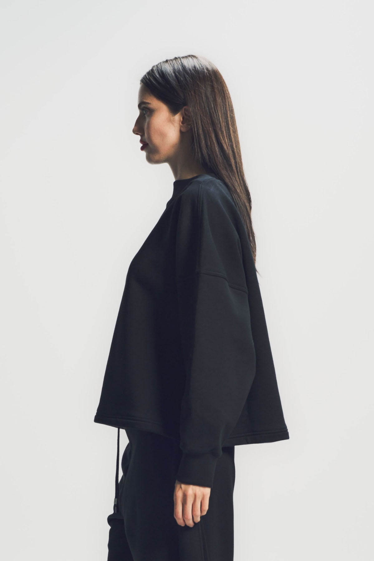 ALAÏA | BOATNECK FLEECE SWEATER