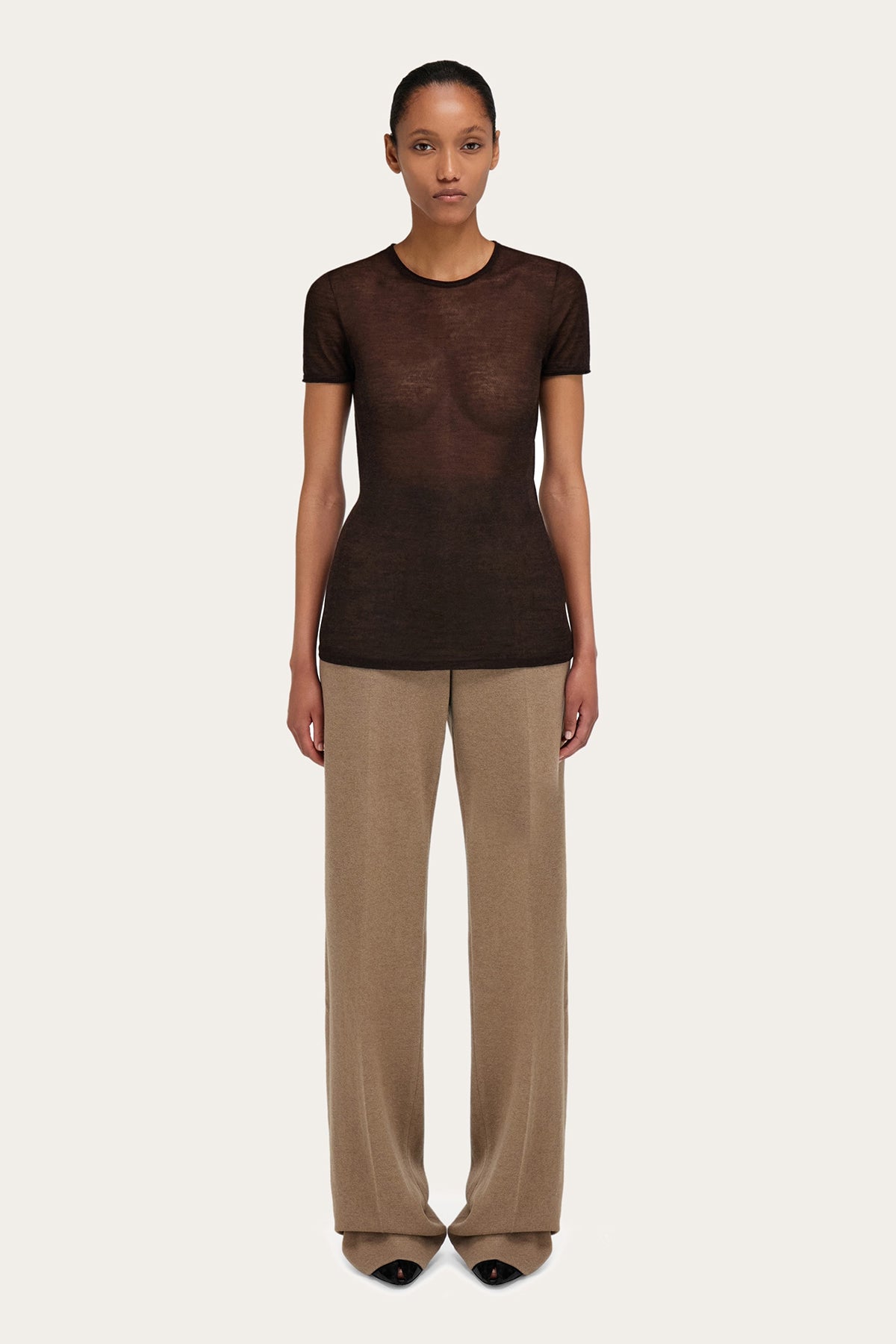 FERRAGAMO | KNIT SHORT SLEEVE TEE
