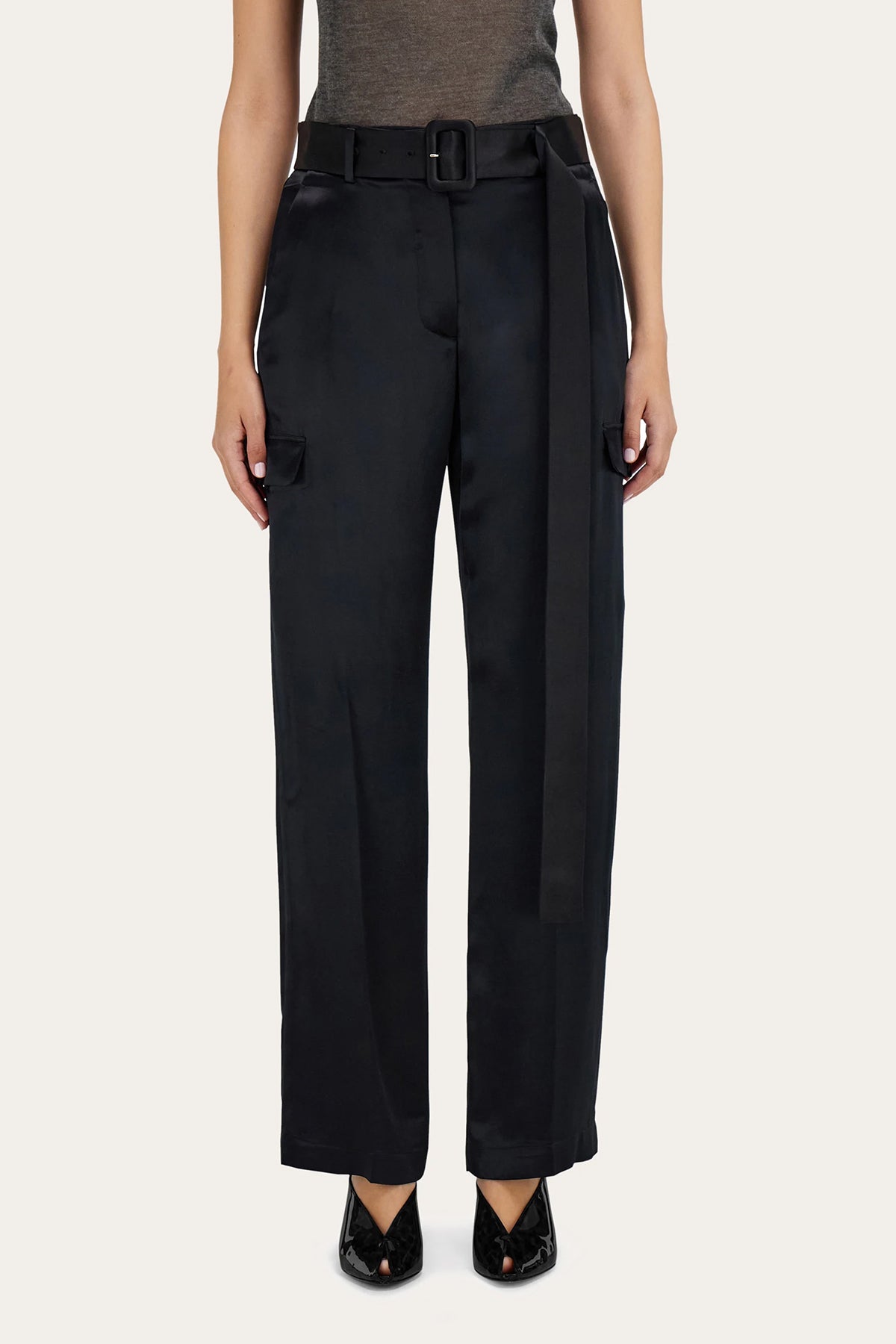 FERRAGAMO | SATIN TROUSER