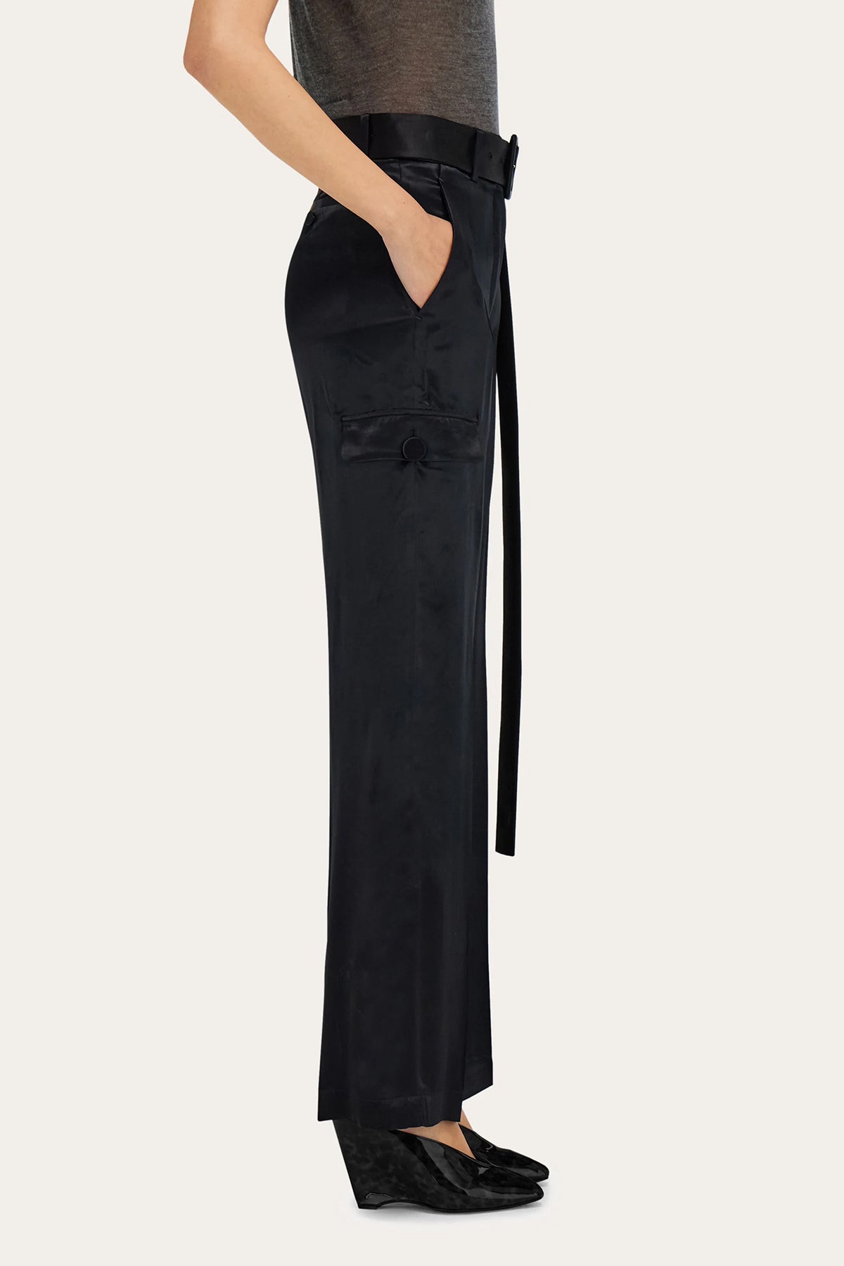 FERRAGAMO | SATIN TROUSER