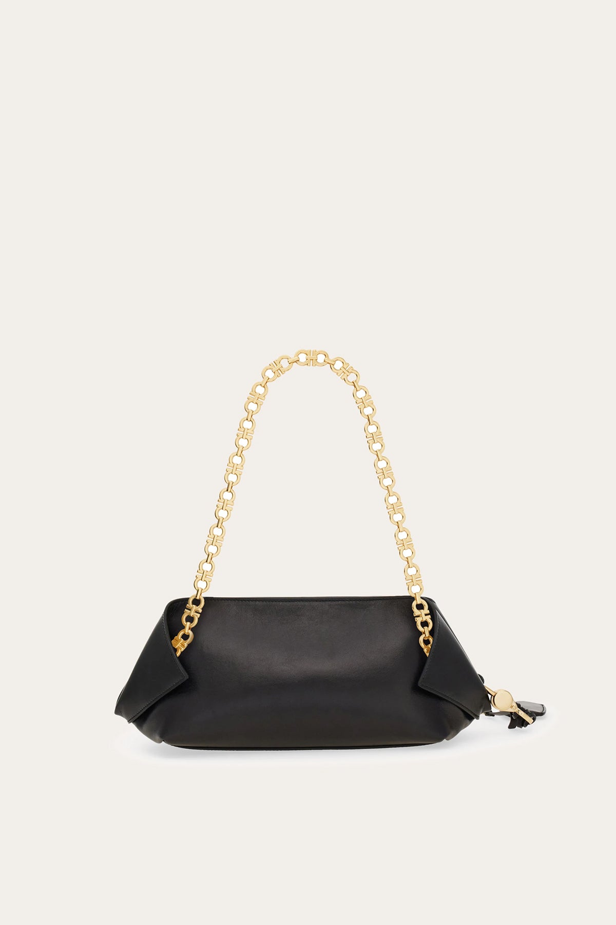 FERRAGAMO | SMALL FOLDED SHOULDER BAG WITH CHAIN