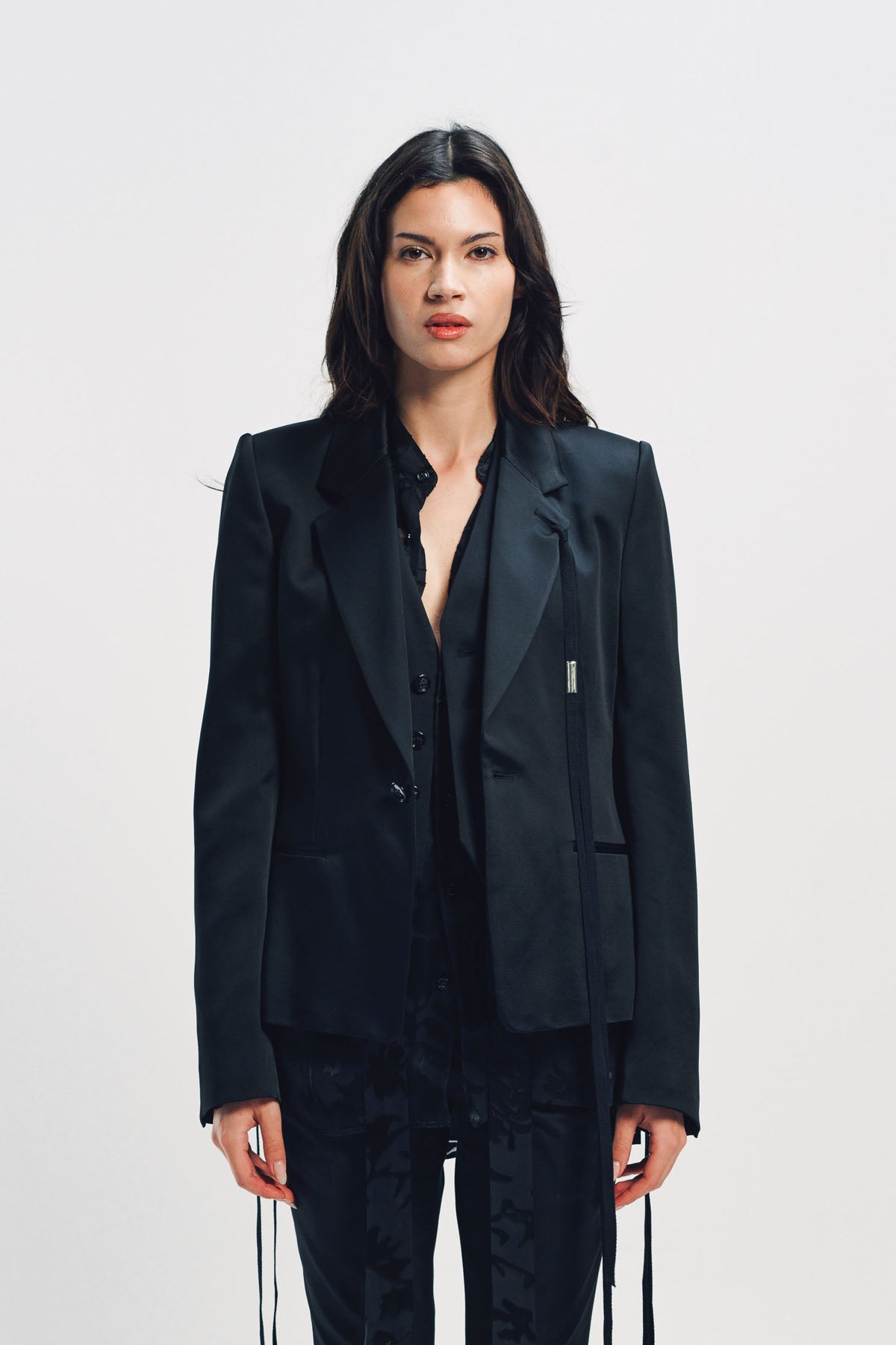 ANN DEMEULEMEESTER | AGGY FITTED TAILORED JACKET