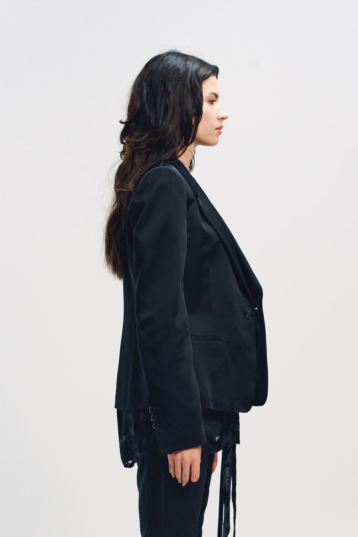 ANN DEMEULEMEESTER | AGGY FITTED TAILORED JACKET