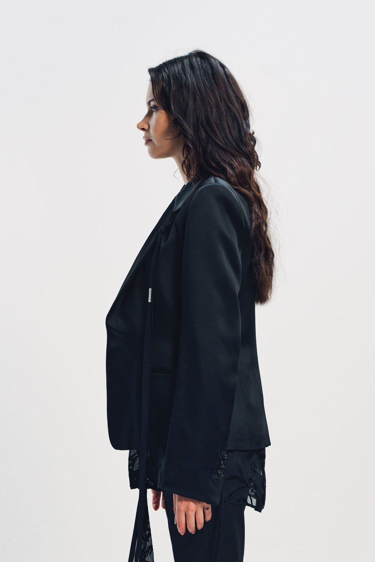 ANN DEMEULEMEESTER | AGGY FITTED TAILORED JACKET