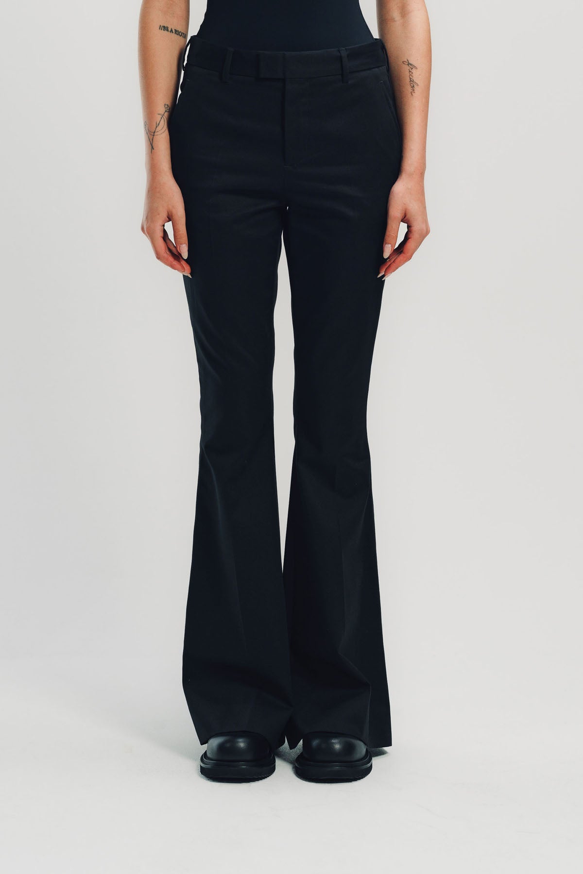ANN DEMEULEMEESTER | ADRI BOOTCUT TROUSERS