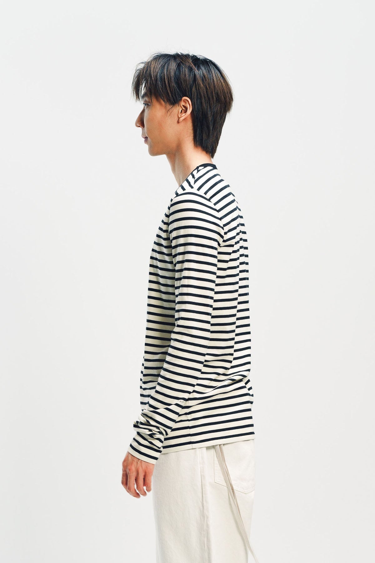 ANN DEMEULEMEESTER | GREG STRIPED LONG SLEEVE T-SHIRT
