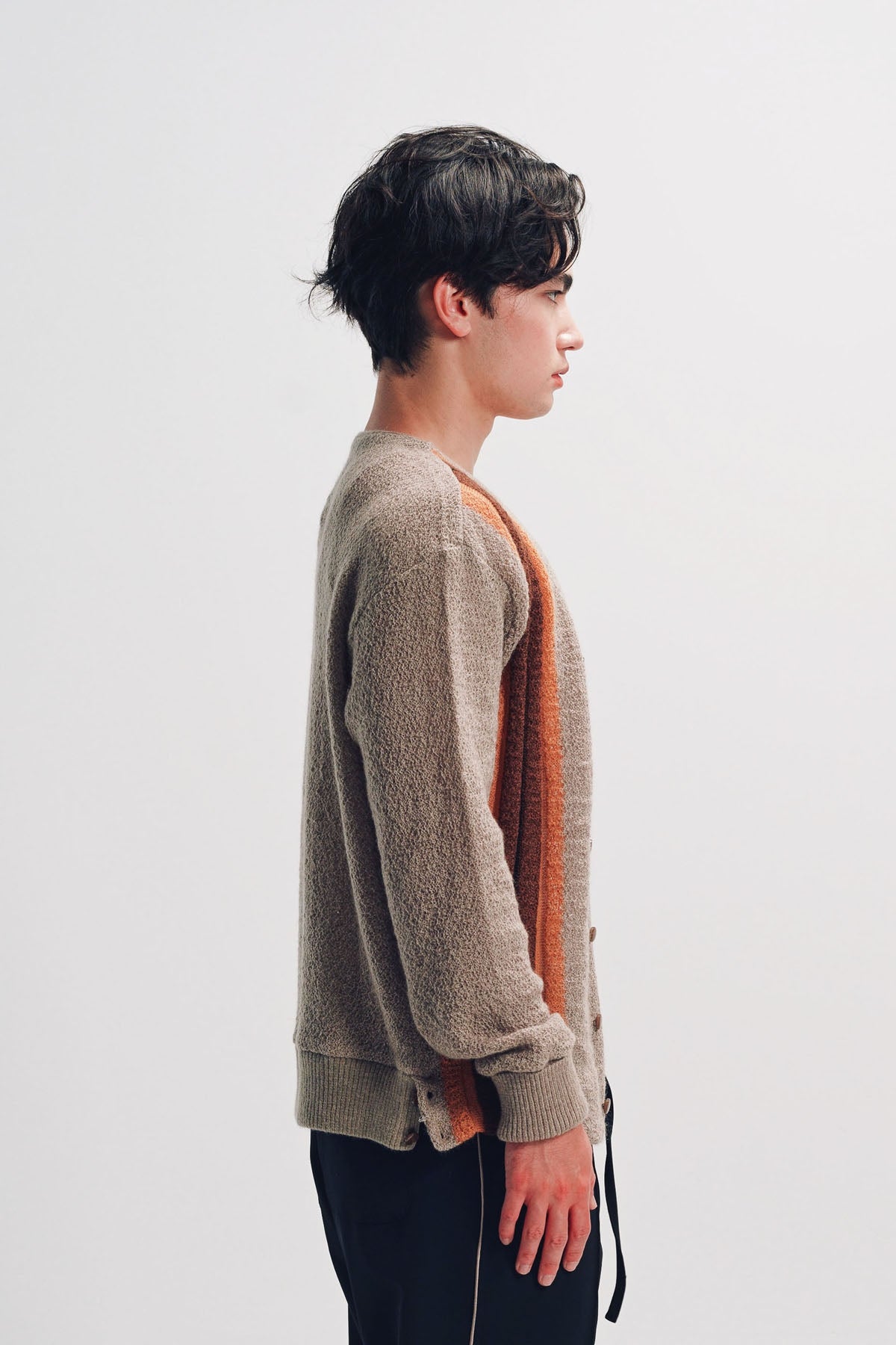 Needles | Taupe Crepe Weave Cardigan