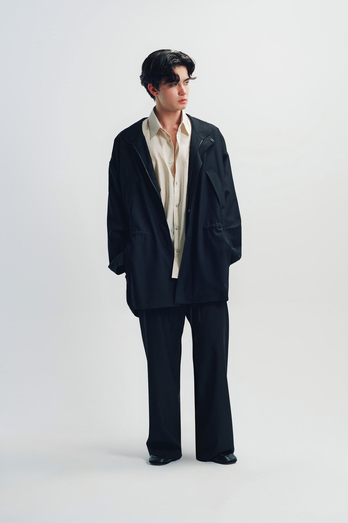Fear of God | Wool Ripstop Wide Leg Drawstring Pants
