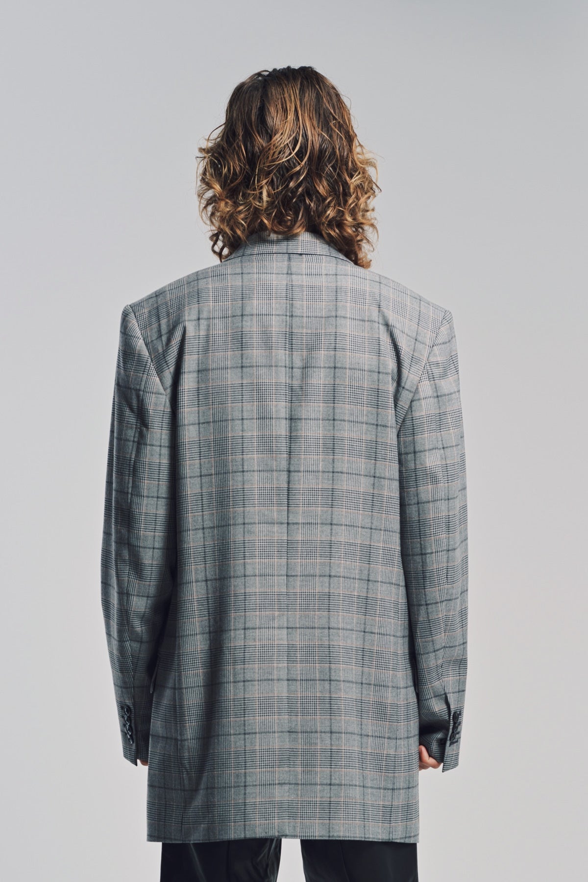 AMIRI | CHECK DOUBLE BREASTED BLAZER