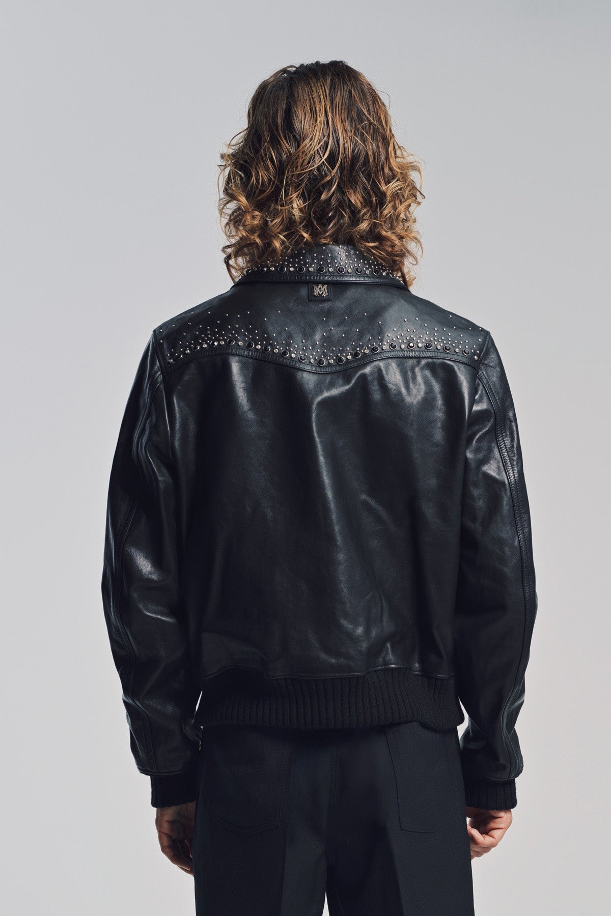 AMERI ♡ LEATHER JACKET Amiri Leather Bomber Jacket in Black | FWRD