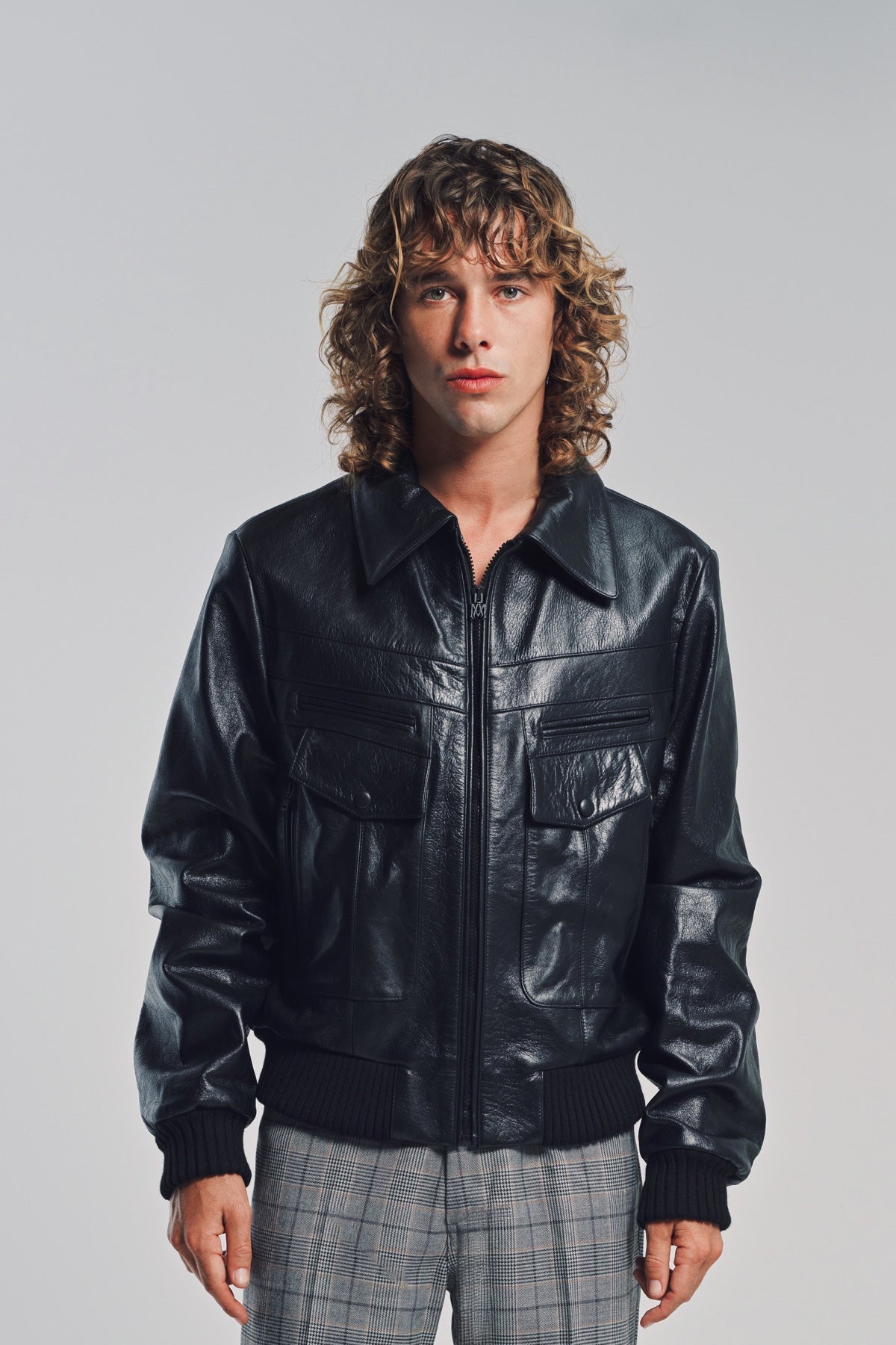 AMIRI | LEATHER DOUBLE POCKET BLOUSON