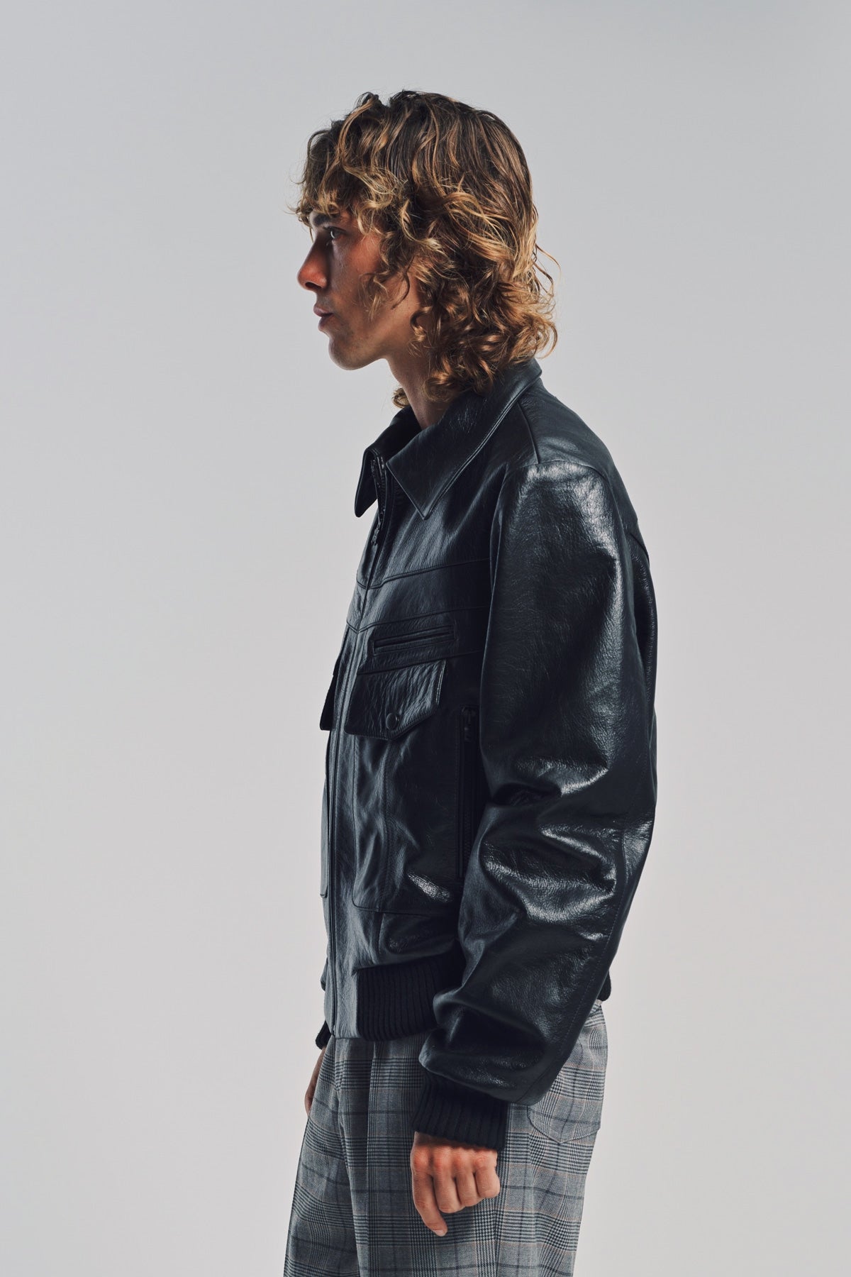 AMIRI | LEATHER DOUBLE POCKET BLOUSON