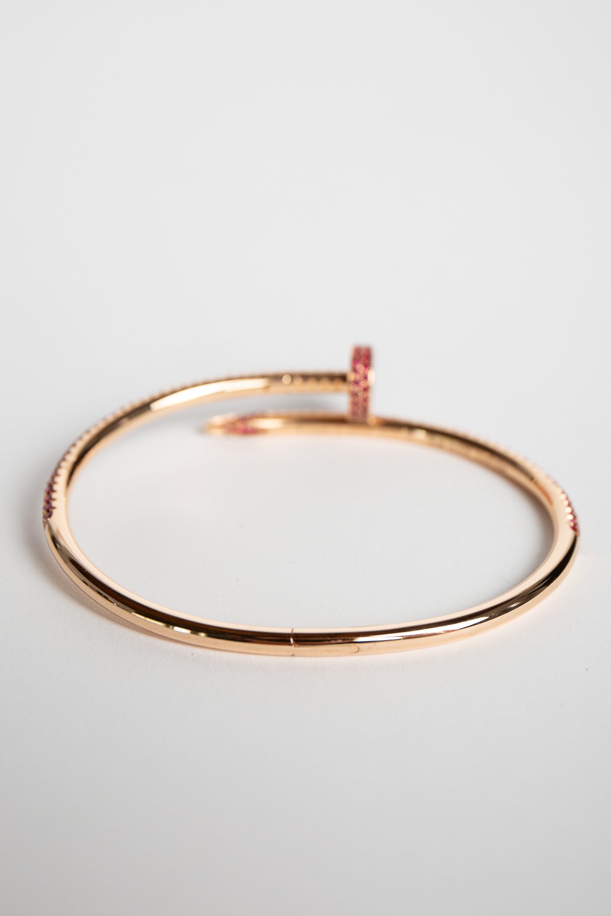 CARTIER | CUSTOM RUBY NAIL BRACELET