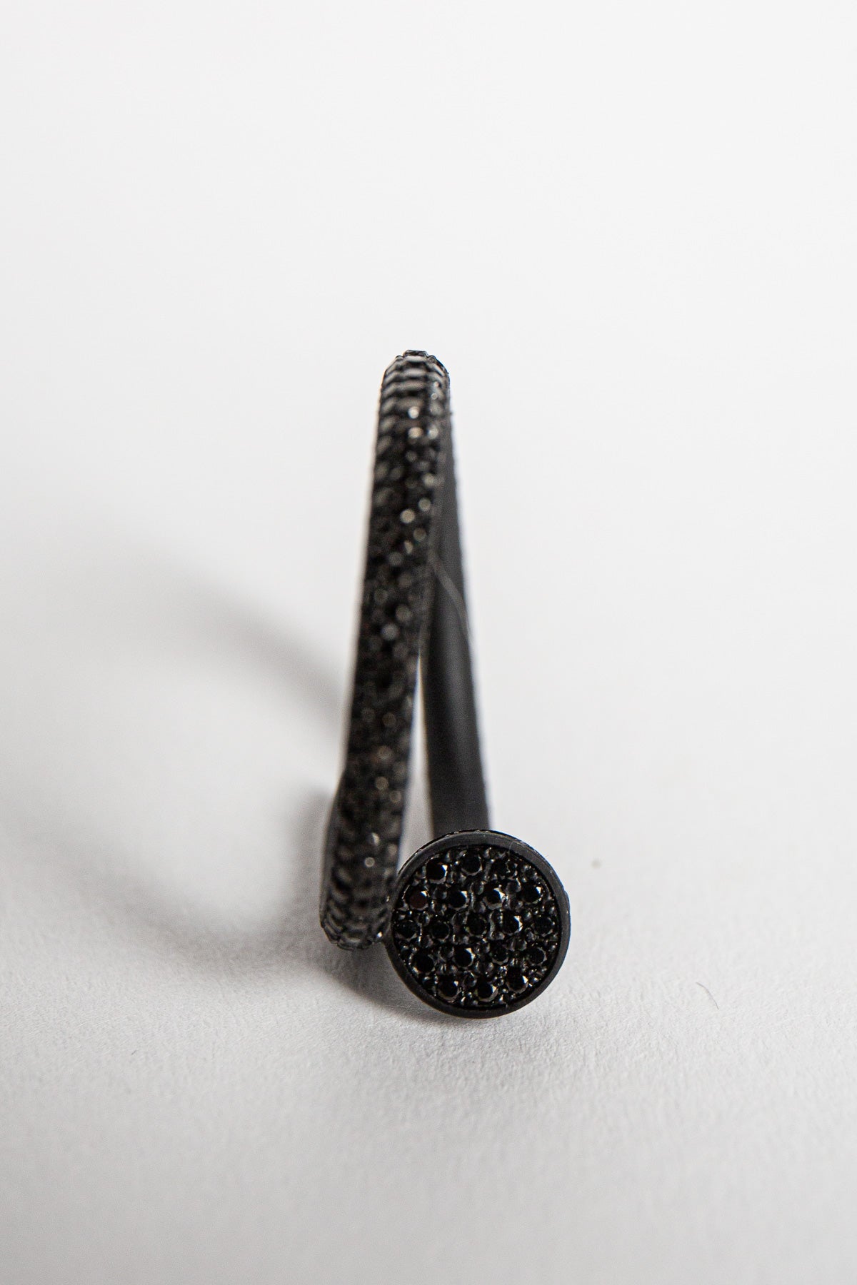 CARTIER | CUSTOM BLACK DIAMOND NAIL RING
