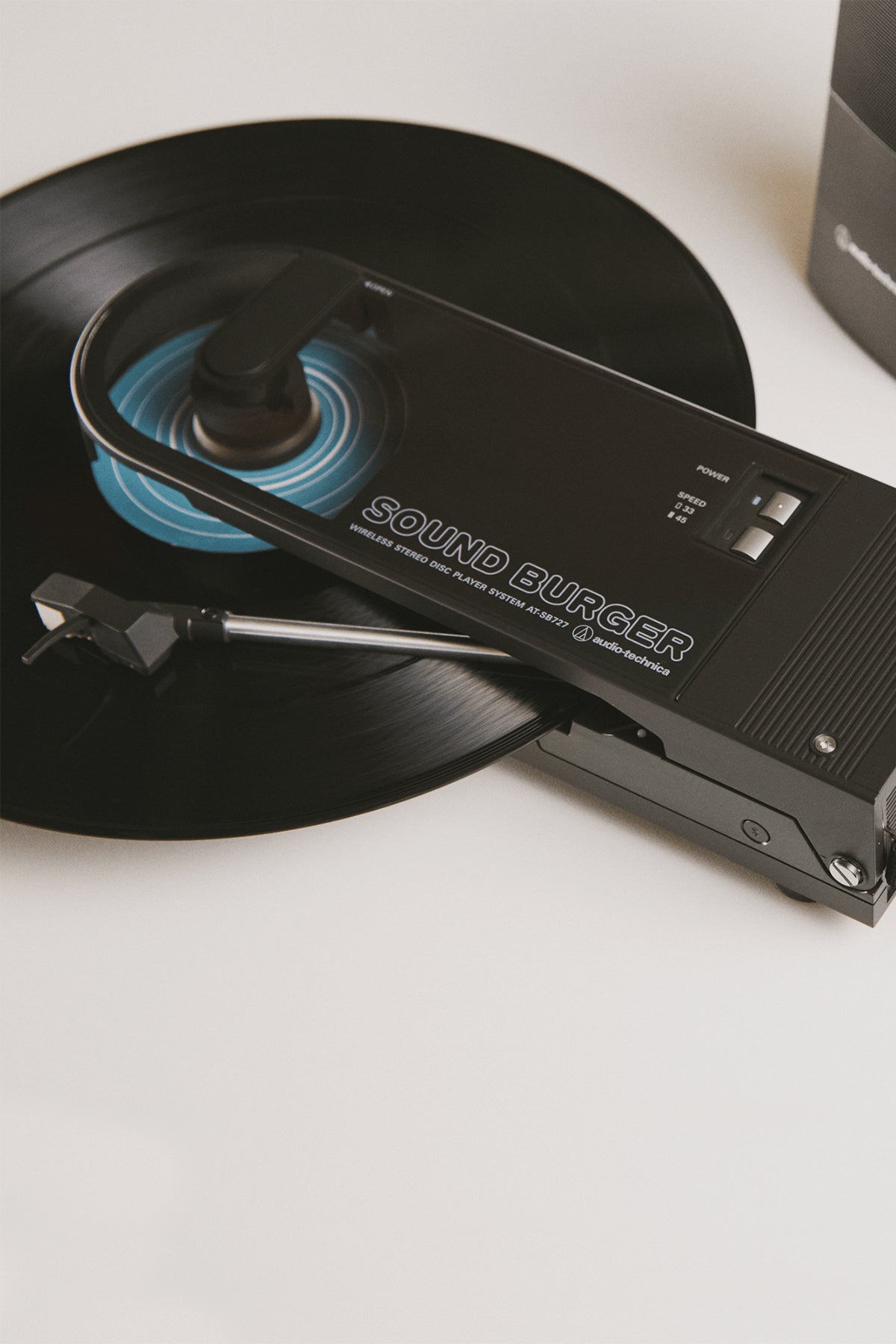 sound burger audio technica portable bluetooth turntable