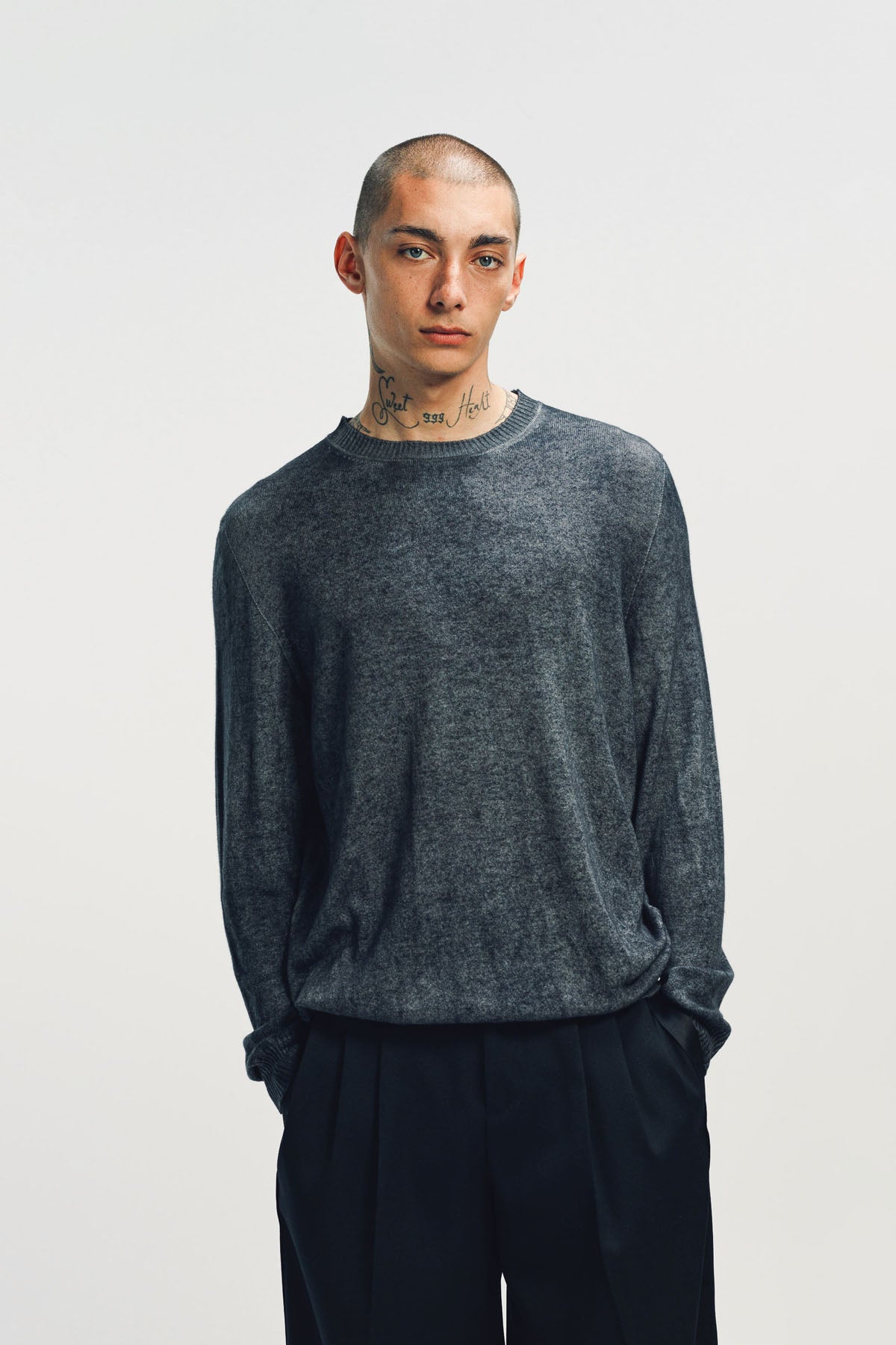 【Andequal】bicolor 2way knit AVANT TOI | BICOLOR PULLOVER