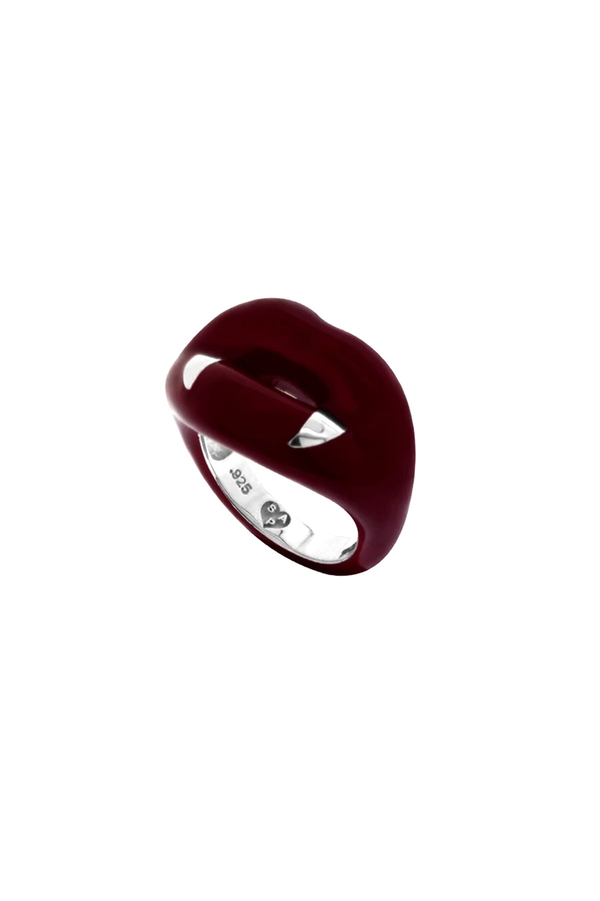 SOLANGE | BLACK CHERRY VAMP HOTLIPS RING