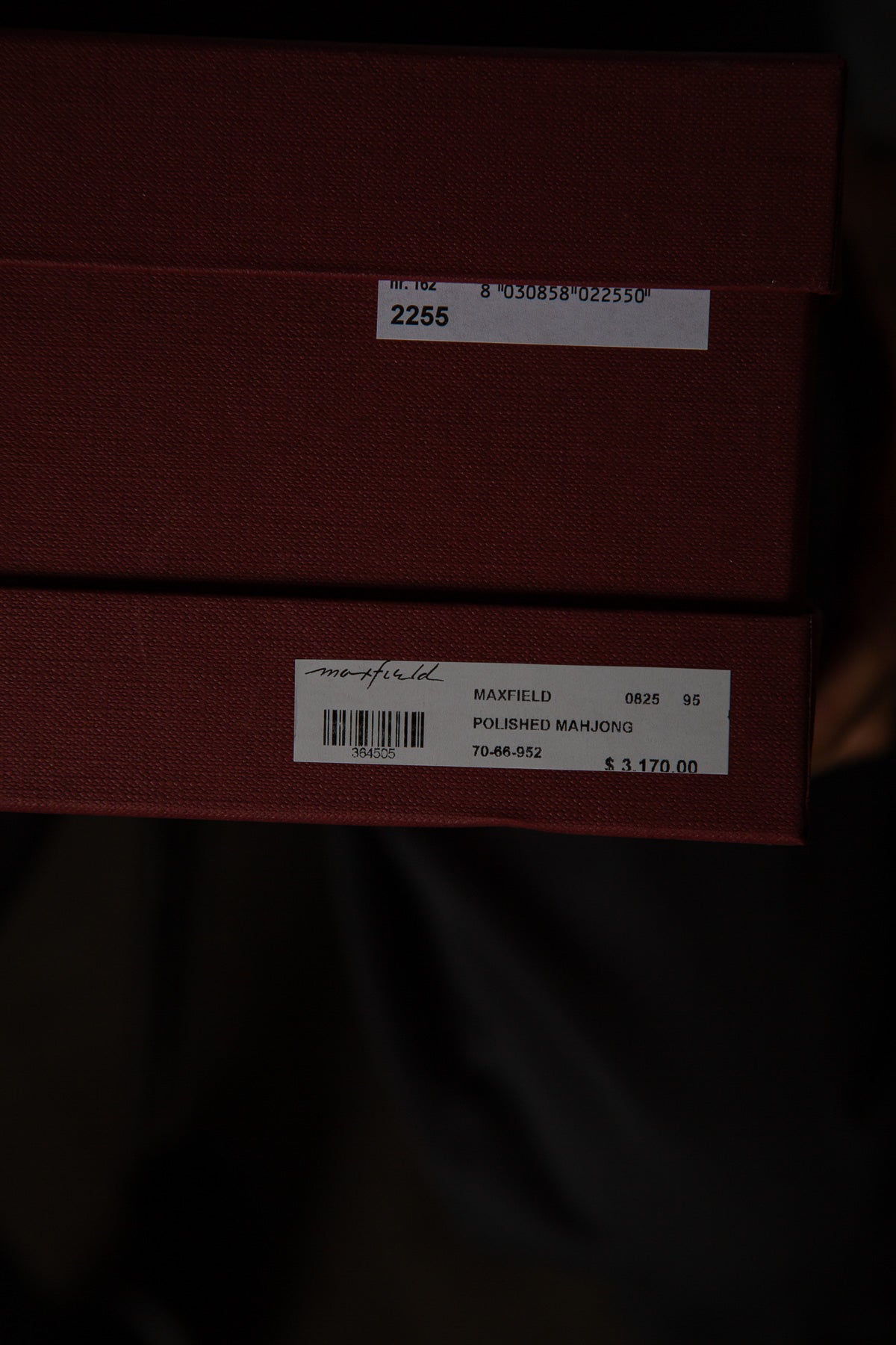 AGRESTI | EBONY POLISHED MAHJONG SET