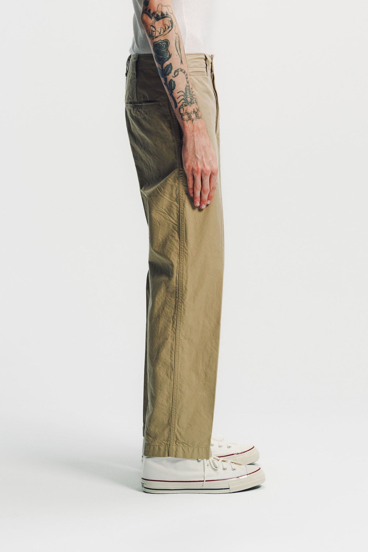 visvim チノパン AT-74 カーキ Visvim | Saga Chino Trousers