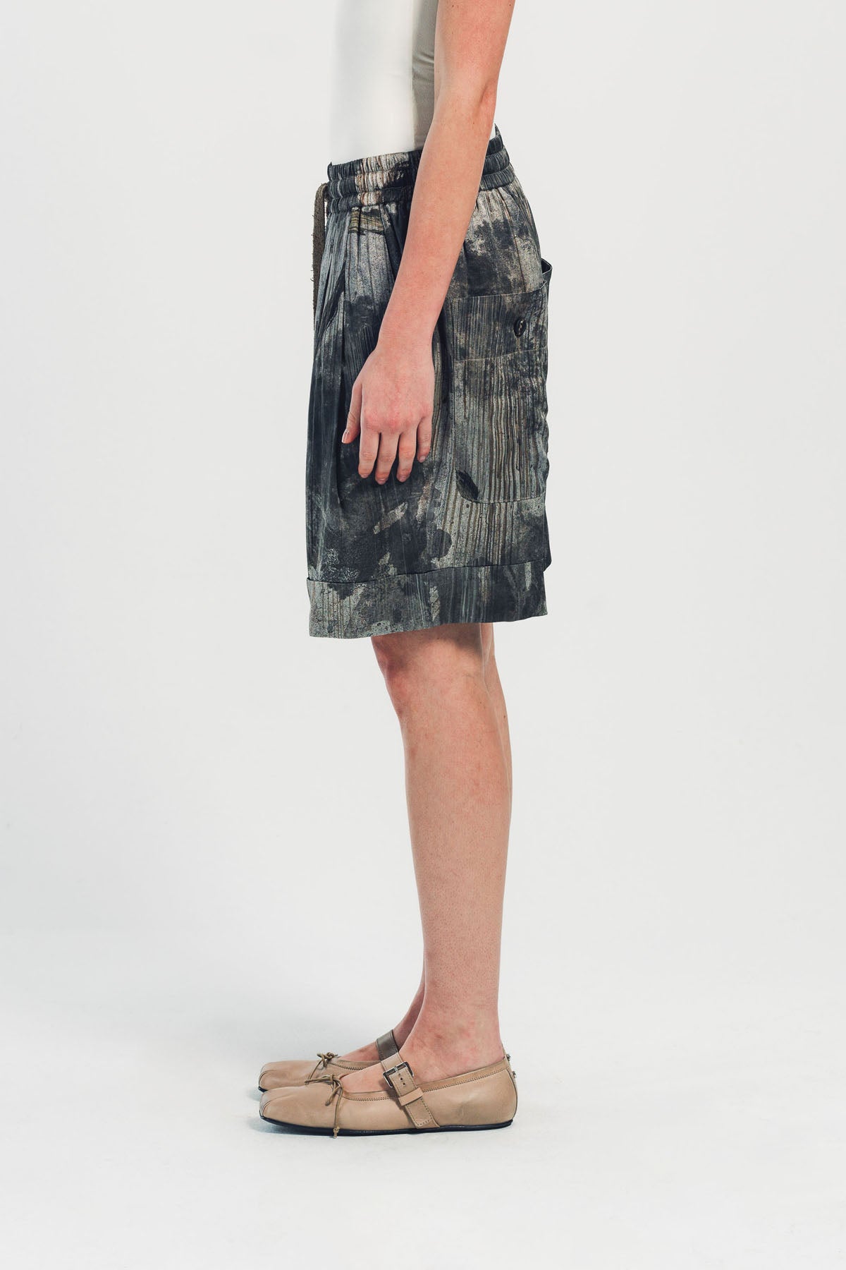 ZIGGY CHEN | DIGITAL PRINT DRAWATRING SHORTS