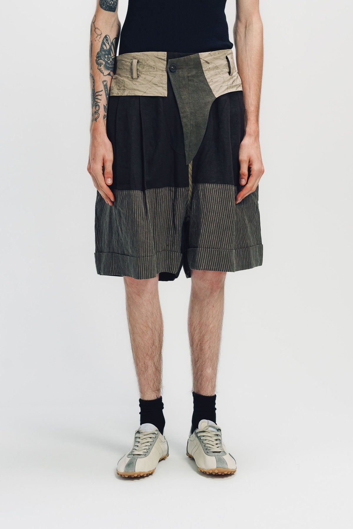 ZIGGY CHEN | HEAVY PATCHWORK SHORTS