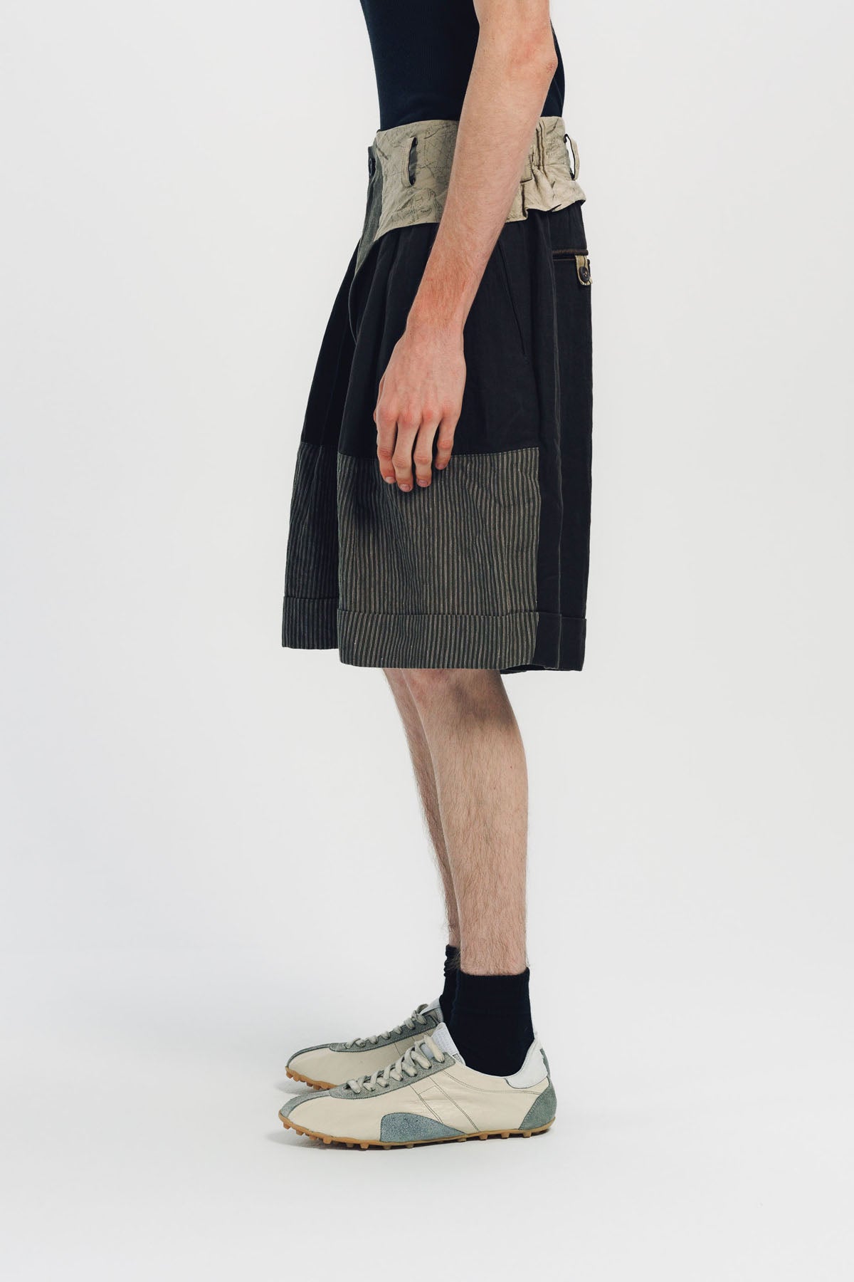 ZIGGY CHEN | HEAVY PATCHWORK SHORTS