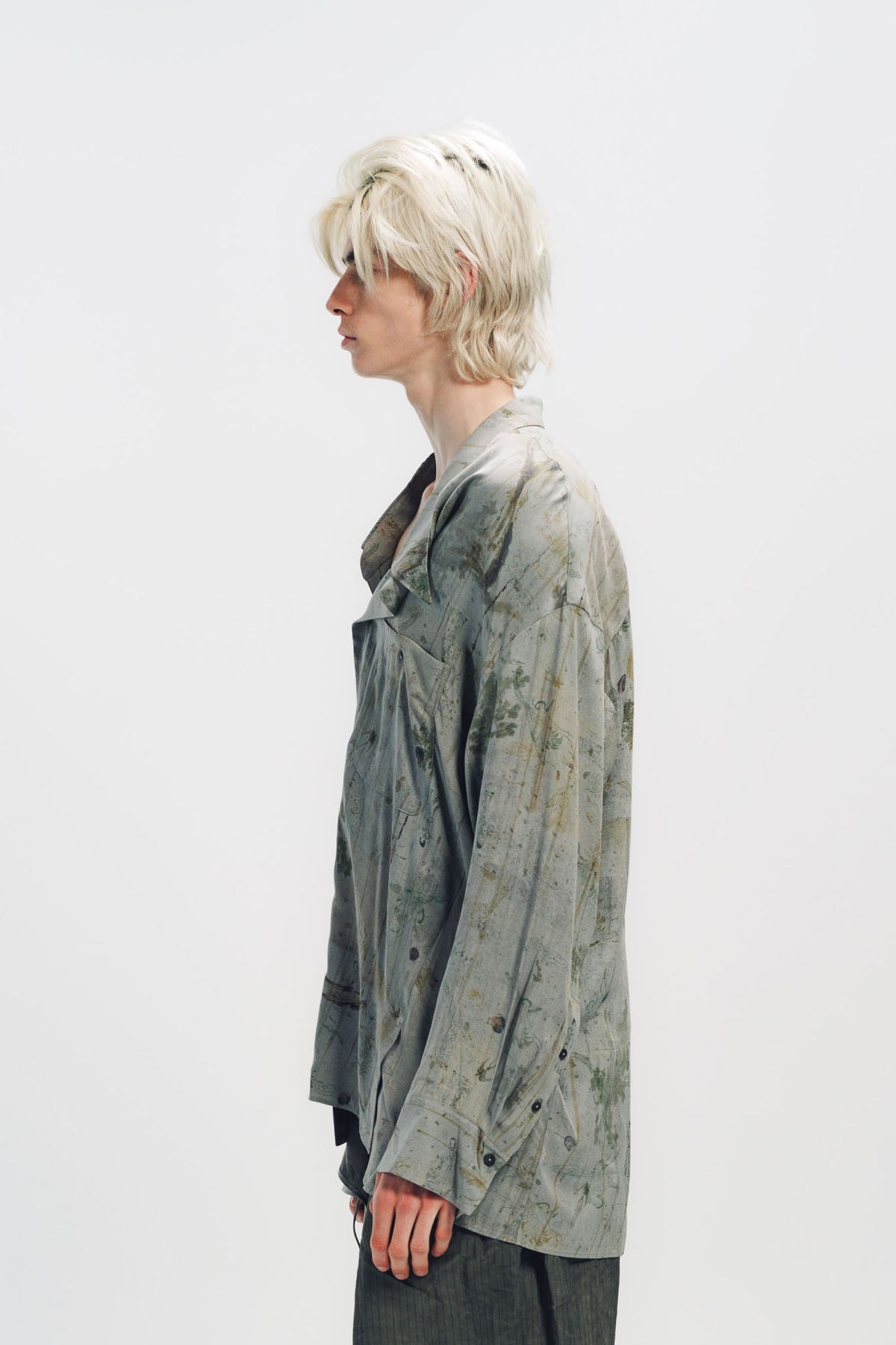 ZIGGY CHEN | DIGITAL PRINT ASYMMETRIC SHIRT