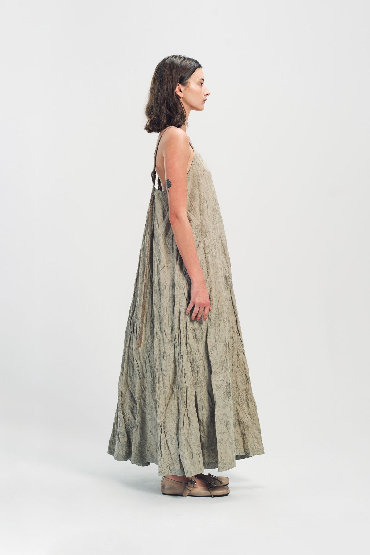 ZIGGY CHEN | DIGITAL HALTER DRESS