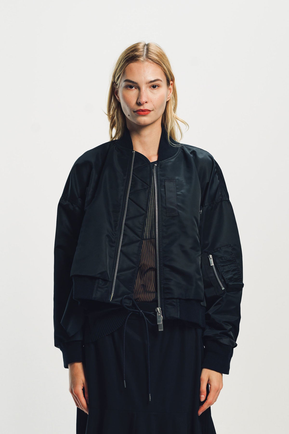 21AW Nylon Twill Blouson 【2】 21AW Nylon Twill Blouson 【2】 sacai Nylon Twill Blouson Taupe | HAVEN