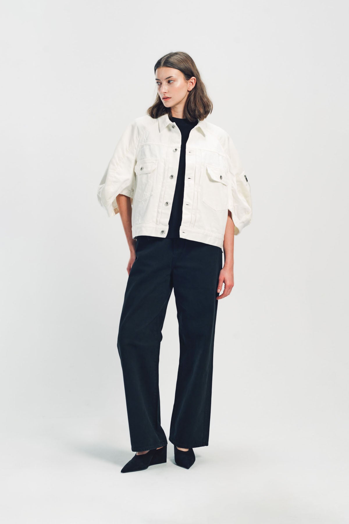 SACAI | COTTON GABARDINE BLOUSON