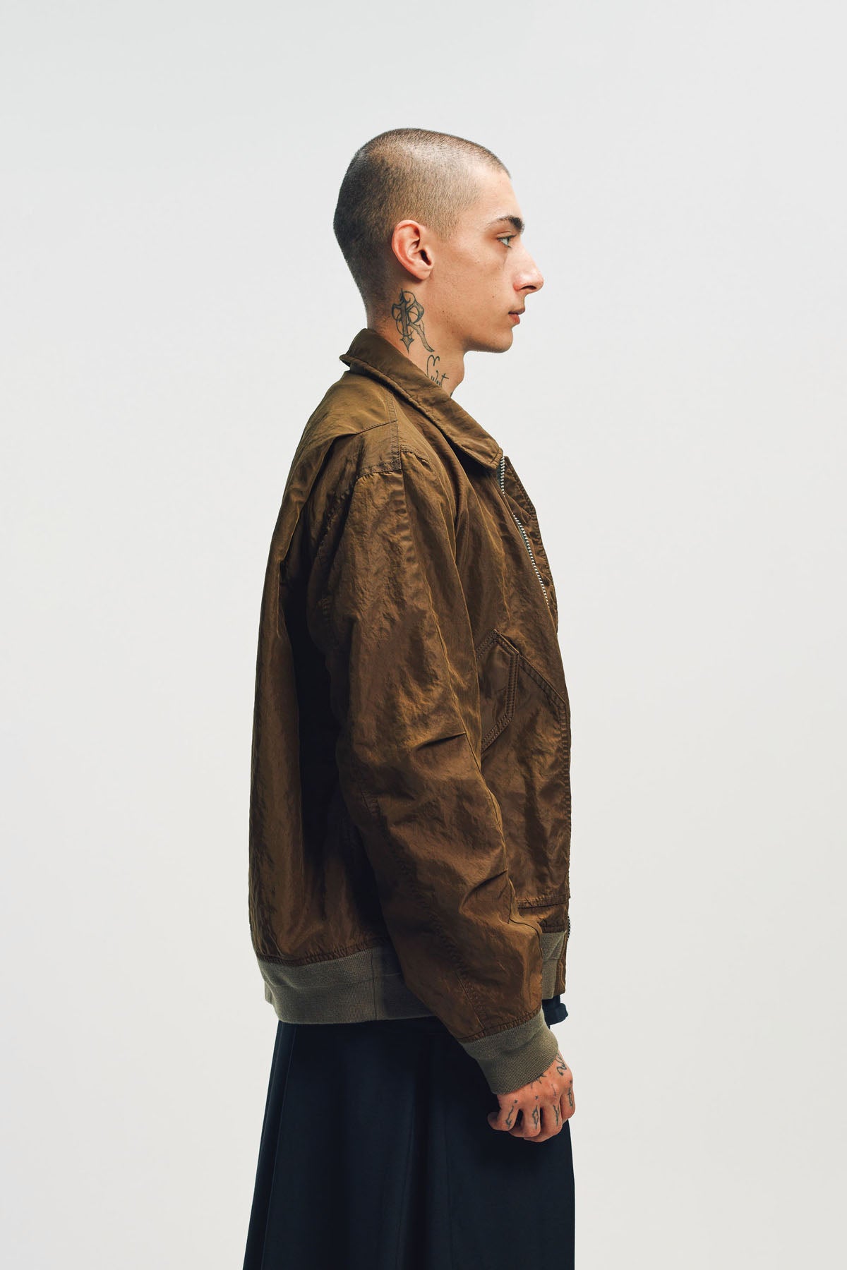 SACAI | TREATED NYLON TWILL BLOUSON