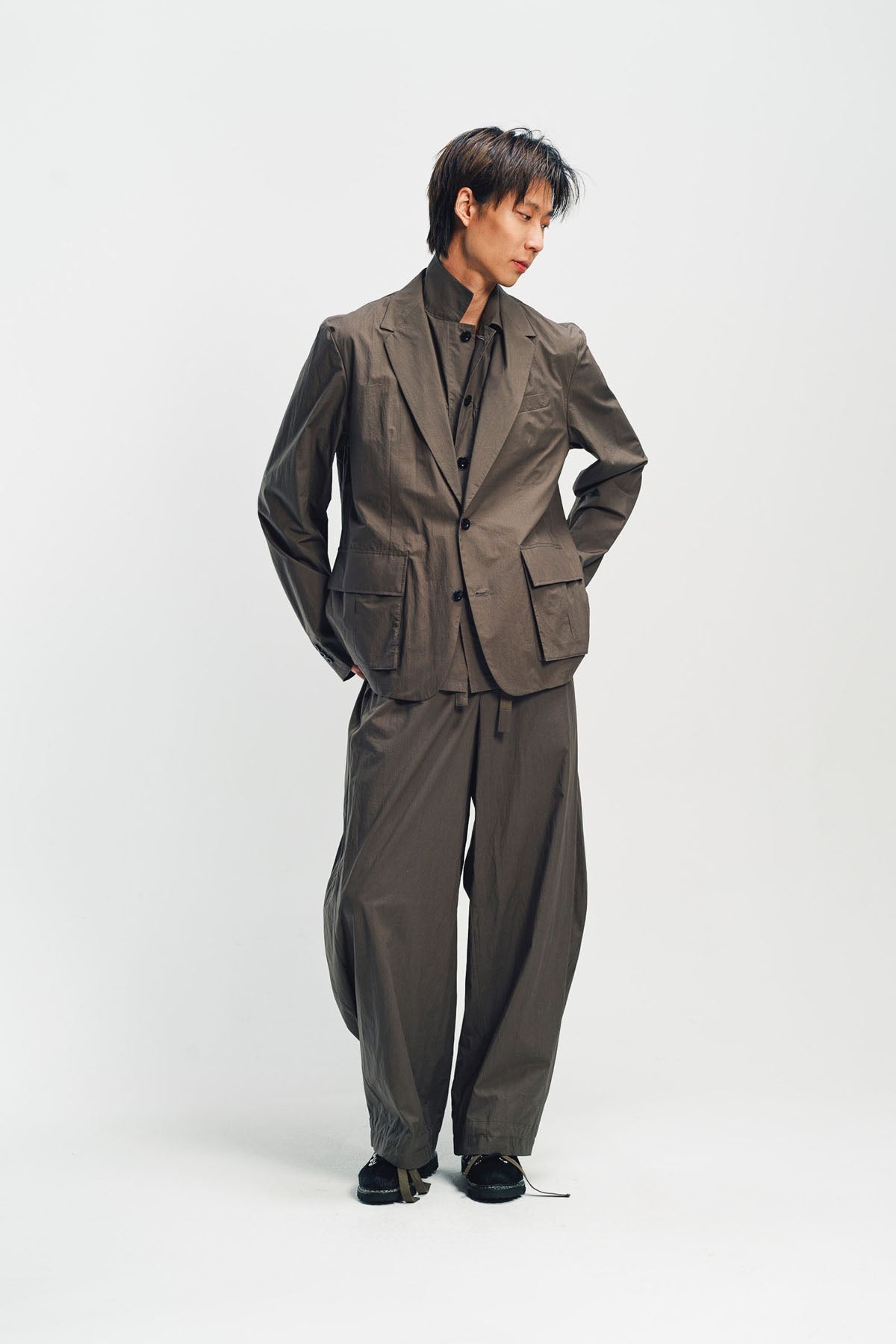 SACAI | COTTON TYPEWRITER PANTS