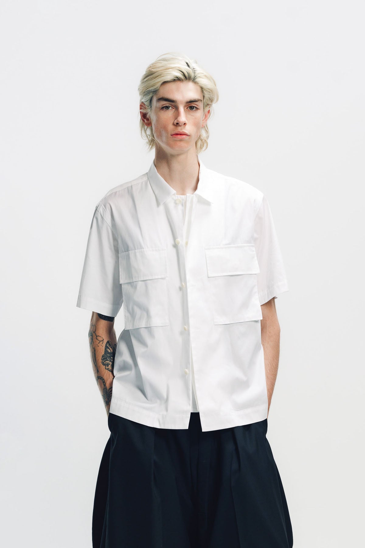 SACAI | COTTON GABARDINE BLOUSON