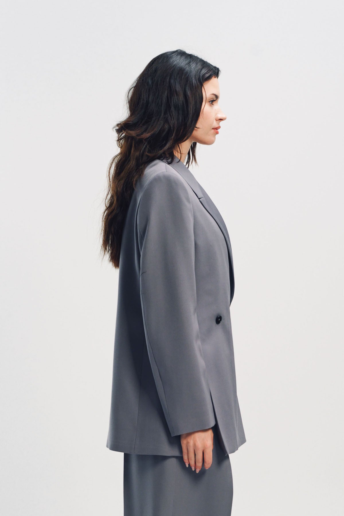 JIL SANDER | WOOL DOUBLE BREASTED BLAZER