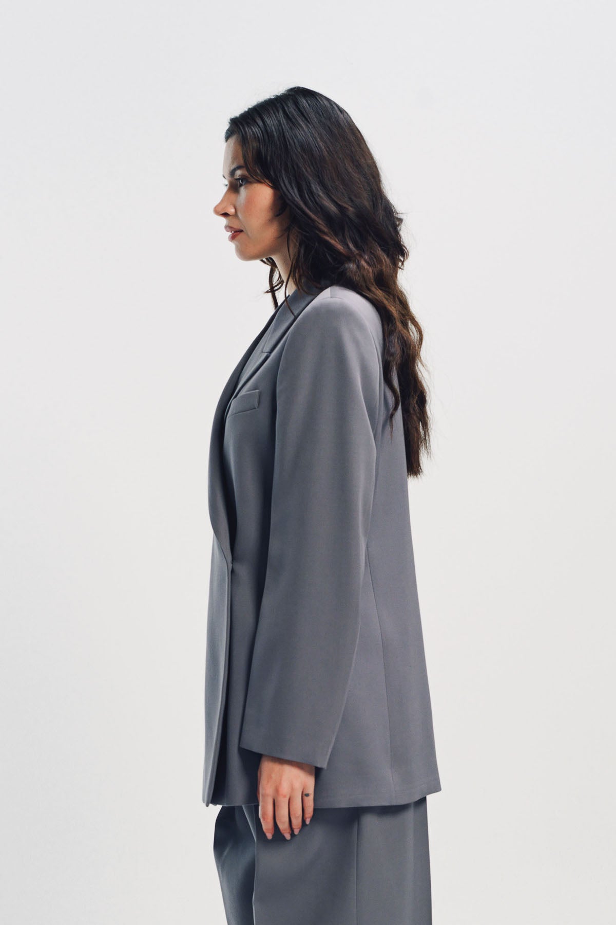JIL SANDER | WOOL DOUBLE BREASTED BLAZER