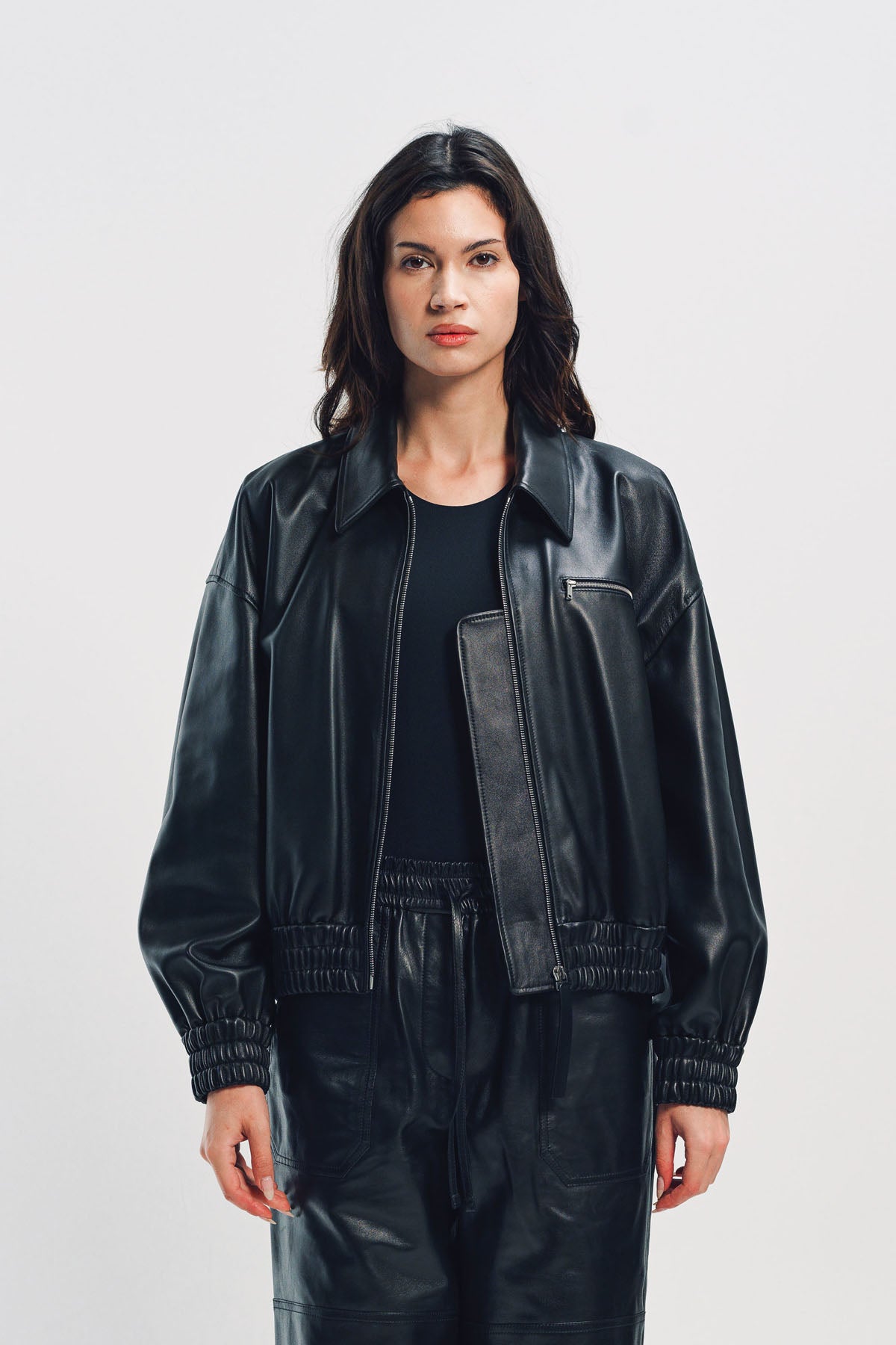 JIL SANDER | LEATHER BLOUSON
