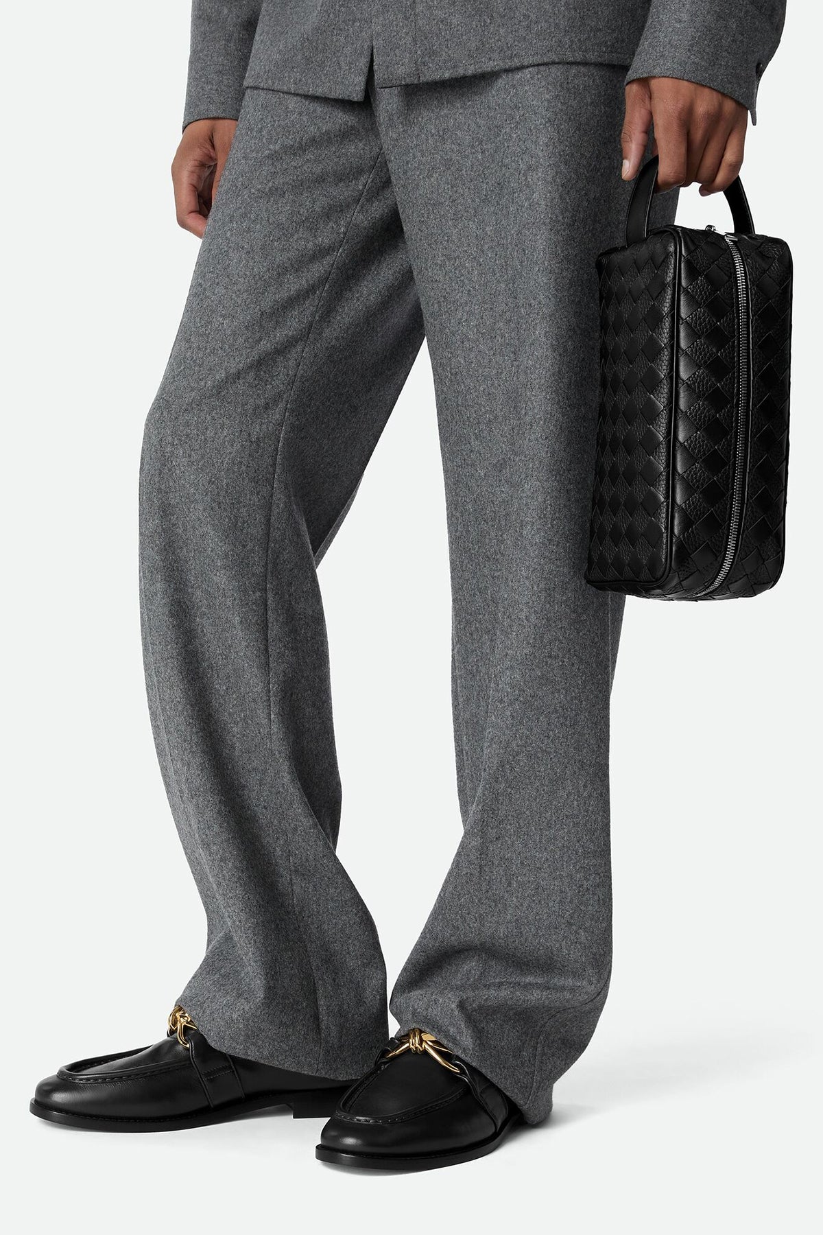 BOTTEGA VENETA 黒Mサイズ　袋以外新品未使用 BOTTEGA VENETA | INTRECCIATO TRAVEL POUCH